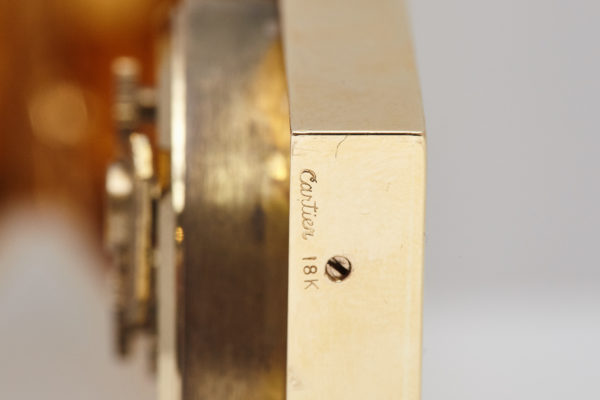 Cartier Gold Travel Clock - Image 5