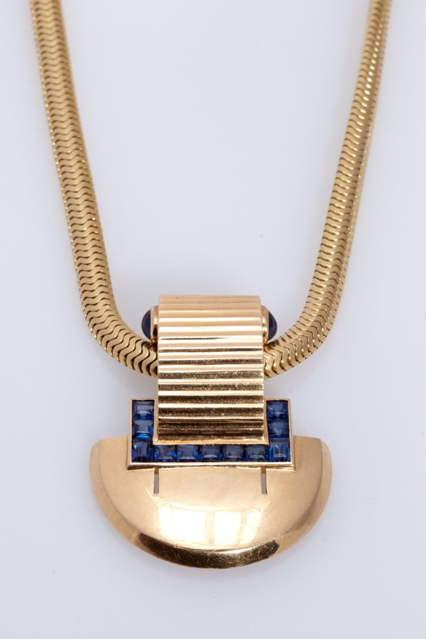 Cartier New York Retro Brooch Necklace - Image 2