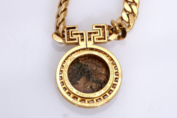 Bulgari Monete and Diamonds Chain Necklace - Image 3