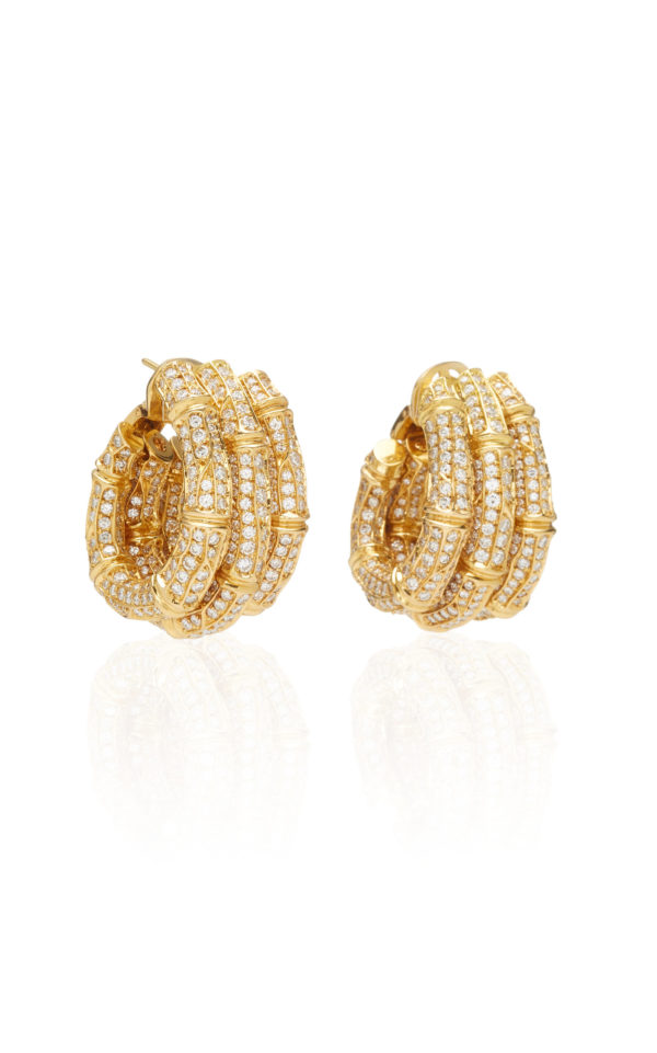 Cartier Bamboo Diamond Ear-clips - Image 3