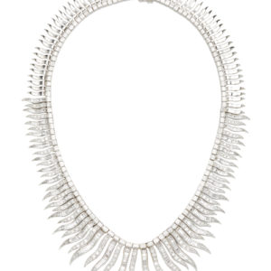 Diamond Sunburst Necklace