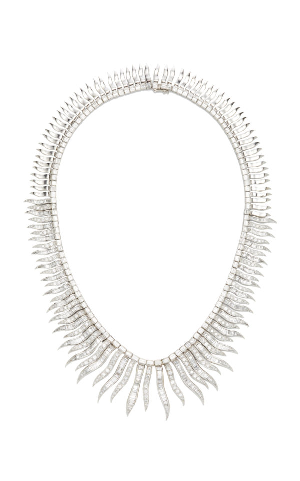 Diamond Sunburst Necklace