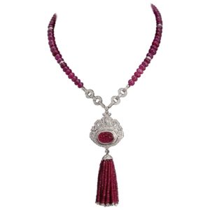 Ruby and Diamond Sautoir