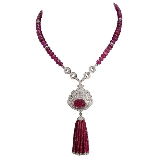 Ruby and Diamond Sautoir