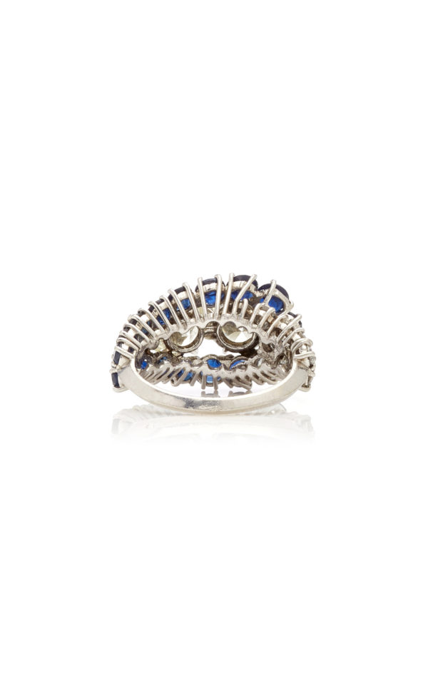 Van Cleef Diamond Sapphire Ring - Image 3
