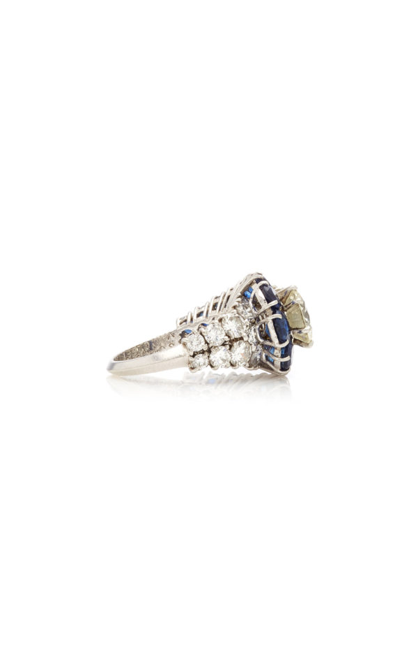 Van Cleef Diamond Sapphire Ring - Image 4