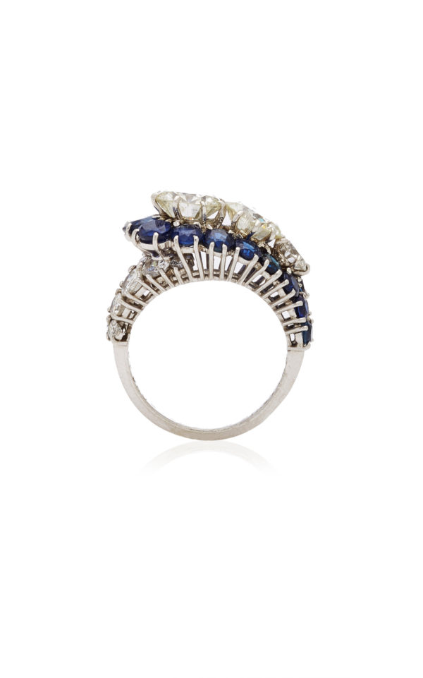 Van Cleef Diamond Sapphire Ring - Image 5