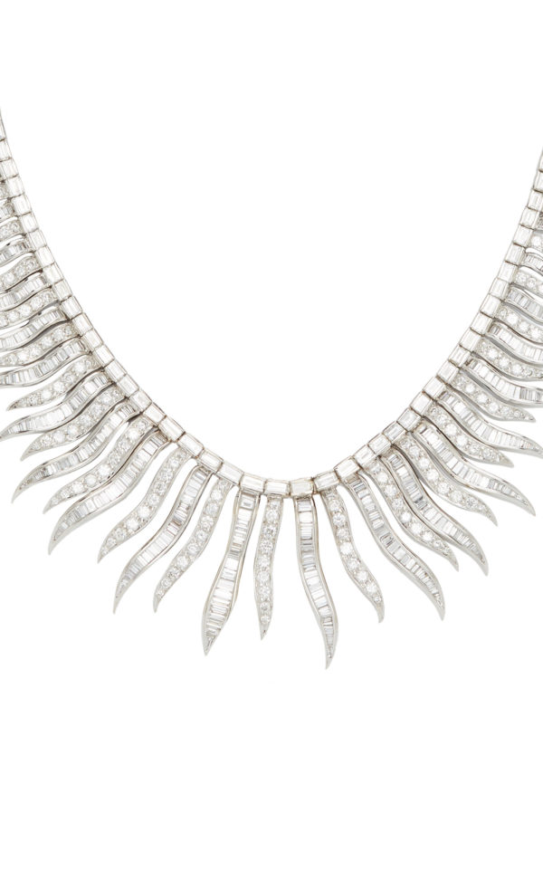 Diamond Sunburst Necklace - Image 2