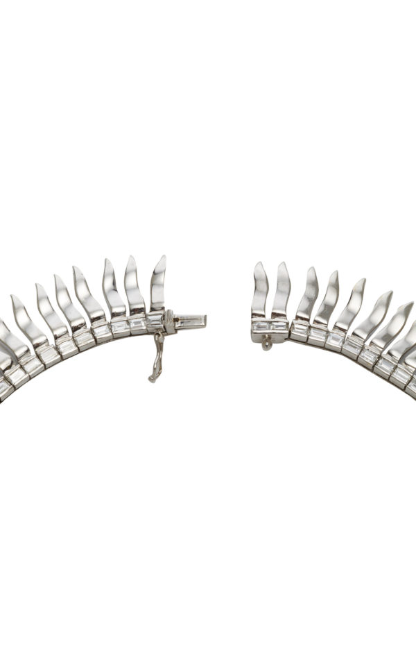 Diamond Sunburst Necklace - Image 3