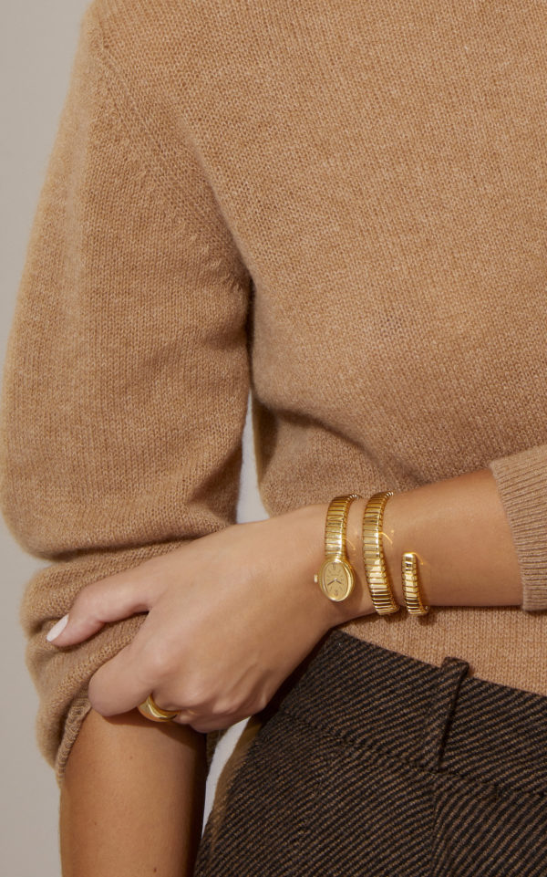 Bulgari Gold Tubogas Lady's Watch - Image 4