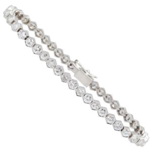 Art Deco Diamond Tennis Bracelet