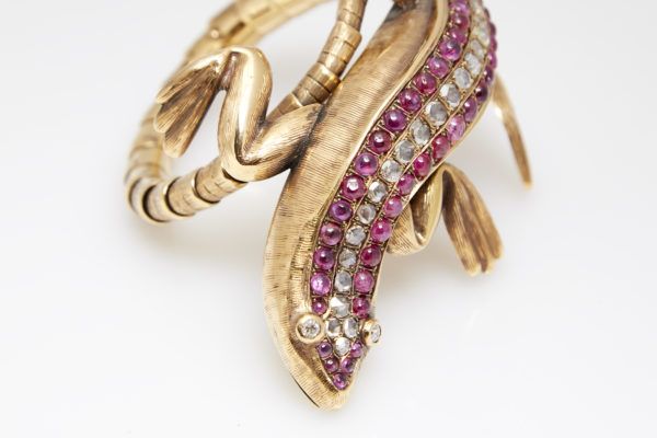 Codognato Salamander Ruby and Diamond Bracelet - Image 3