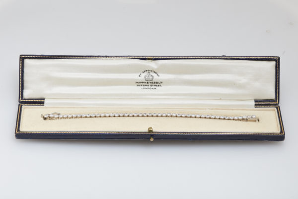 Art Deco Diamond Tennis Bracelet - Image 2