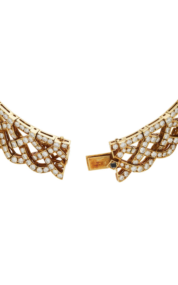 Multi-color Sapphires & Diamond Necklace - Image 3