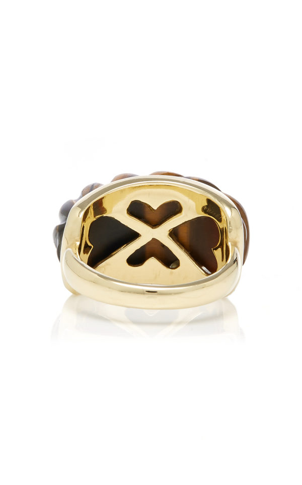Tiffany Tiger's Eye & Gold Ring - Image 3