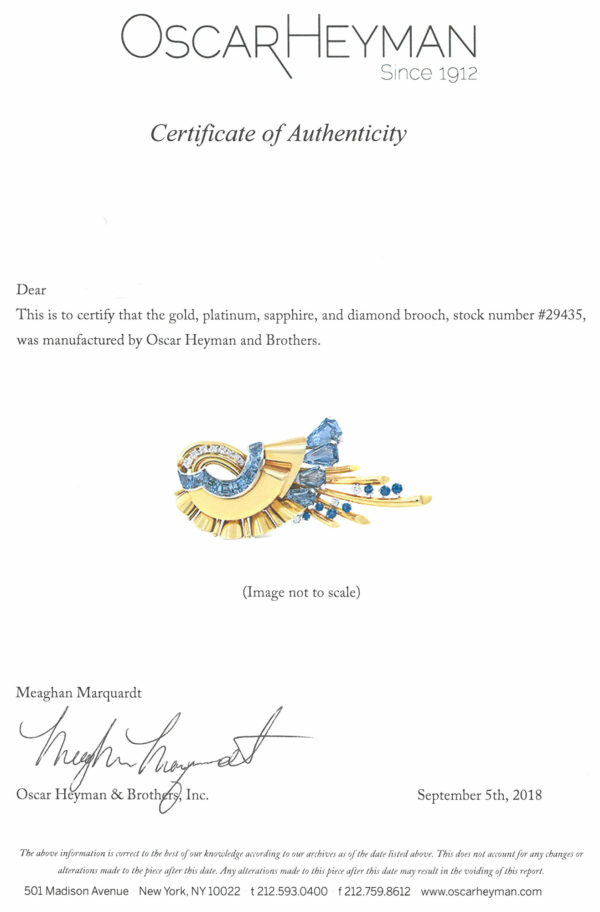 Oscar Heyman Retro Brooch - Image 2