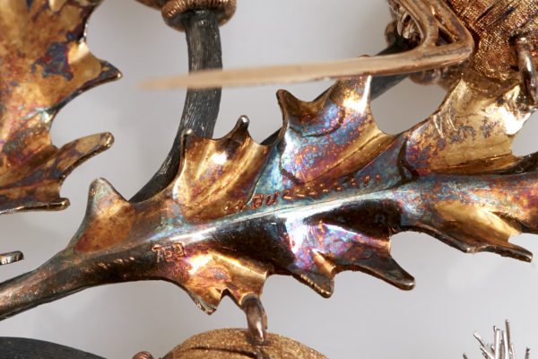 Buccellati Thistle Flower Brooch - Image 2