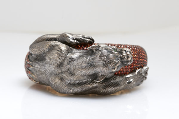 Sabbadini Panther Gold Silver Bracelet - Image 2