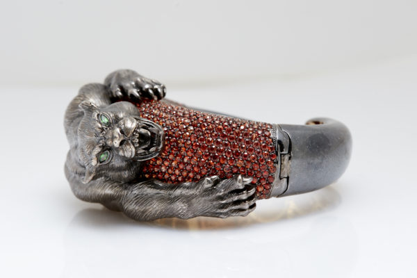 Sabbadini Panther Gold Silver Bracelet - Image 3