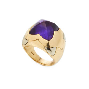 Bulgari Amethyst & Gold Ring