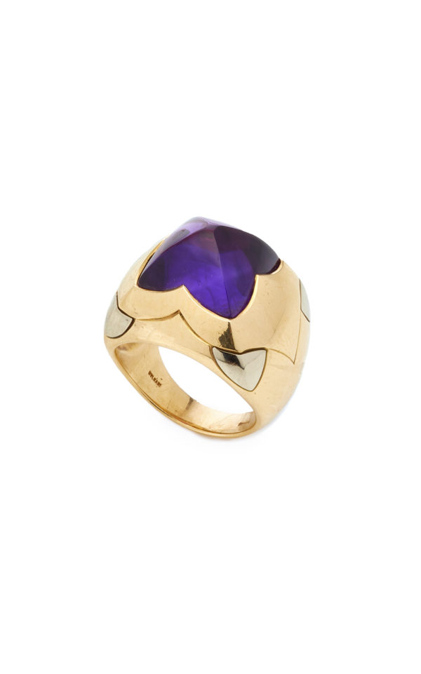 Bulgari Amethyst & Gold Ring