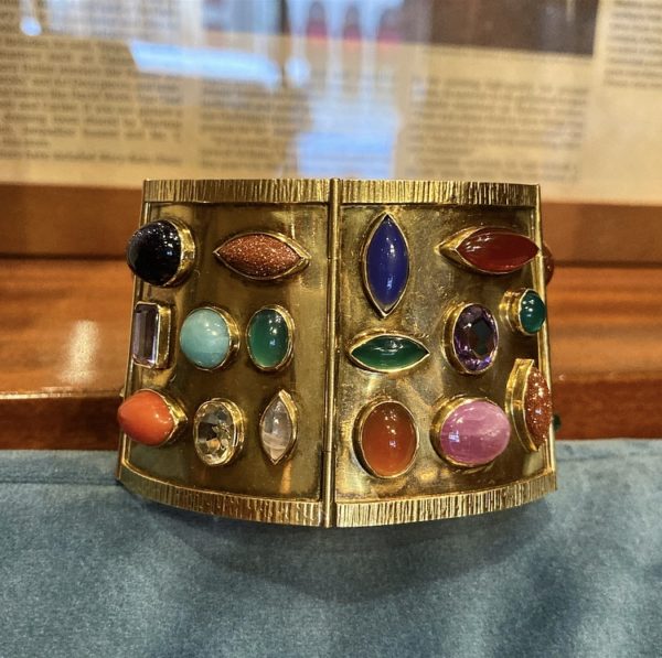 Sanz Gold and Multi-Color Stone Bracelet - Image 5