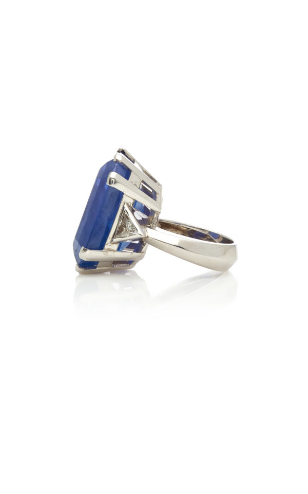 Natural 50ct Ceylon Sapphire Ring - Image 4