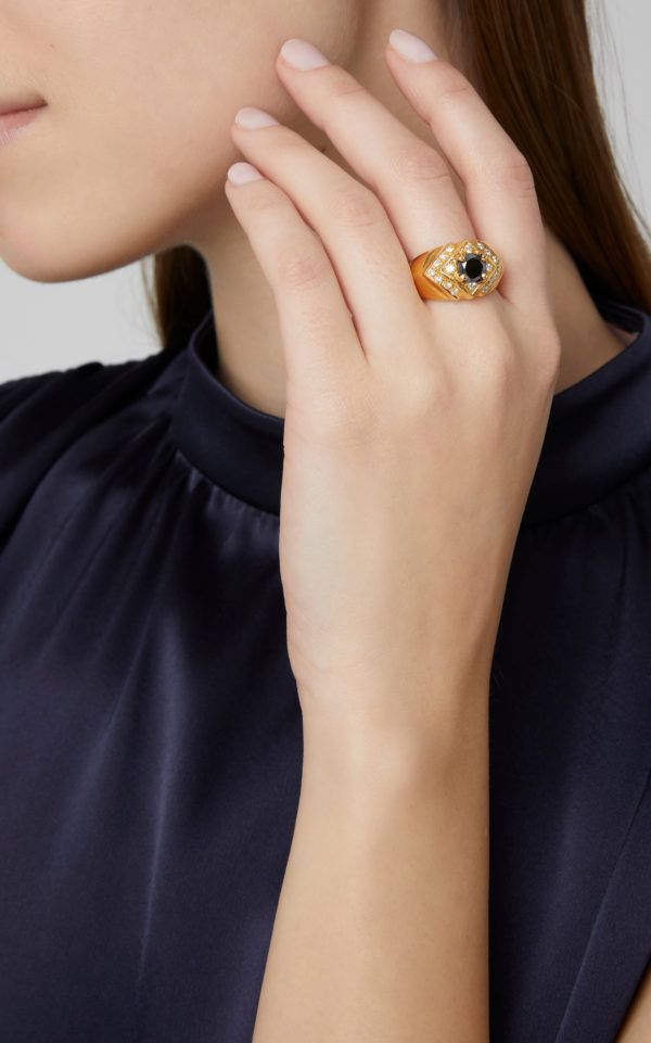 Gold and Diamond Ring - Image 2