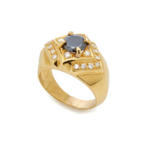Gold and Diamond Ring