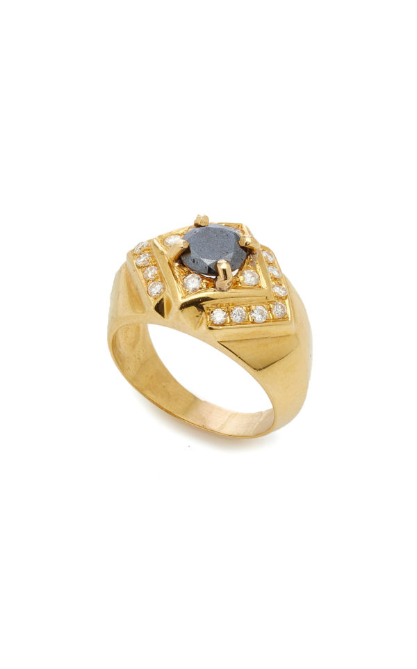 Gold and Diamond Ring
