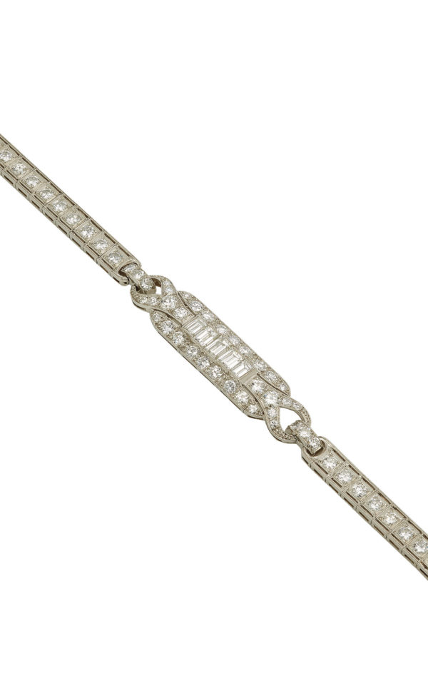 Art Deco Diamond Bracelet - Image 3