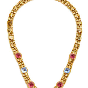 Bulgari Sapphire and Tormaline Necklace