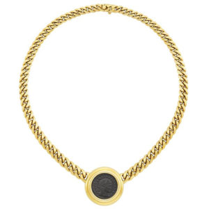 Bulgari Large Monete Gold Necklace