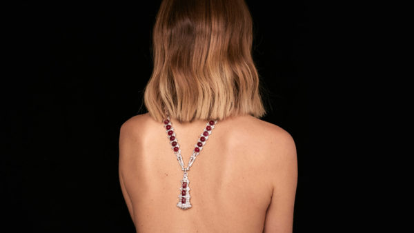 Magnificent Art Deco Burma Ruby & Diamond Sautoir - Image 5