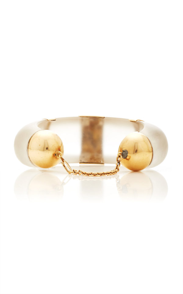 Rock Crystal and Gold Bracelet - Image 3