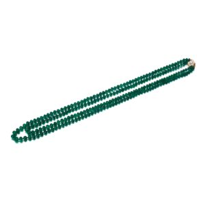 Bulgari Emerald Beads Necklace