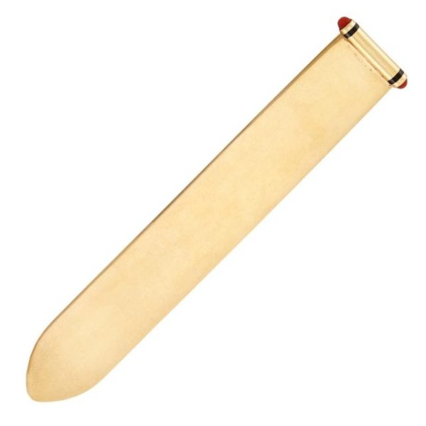 Cartier Gold and Coral Letter Opener