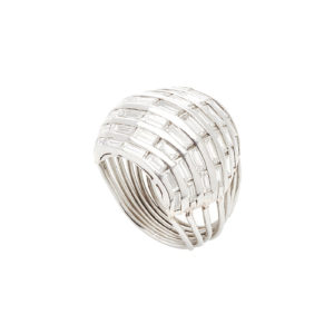 Wavy Diamond Cocktail Ring