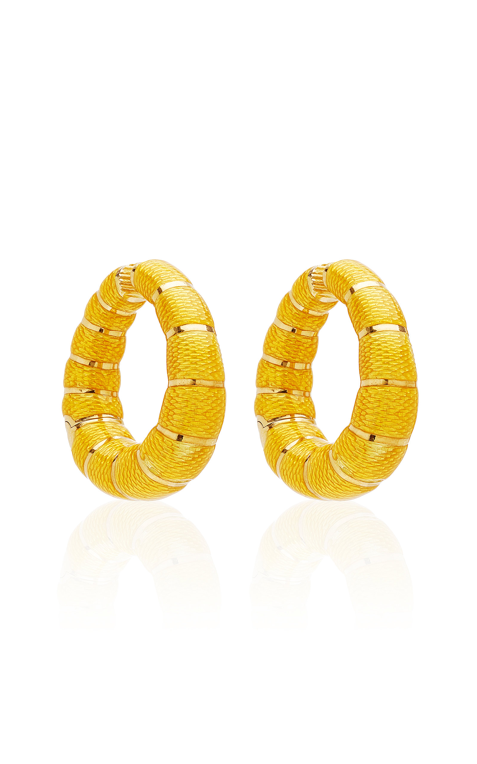 bulgari gold hoop earrings