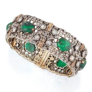 Buccellati Emerald and Diamond Bracelet