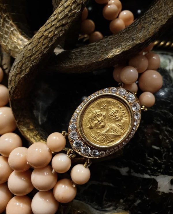 Bulgari Angel Skin Coral & Coin Necklace - Image 5