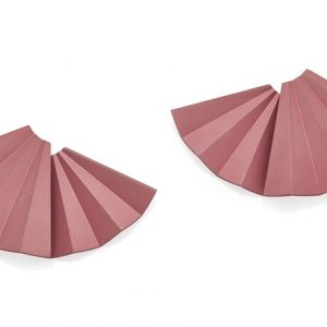 Aluminum Fan Earrings by JAR