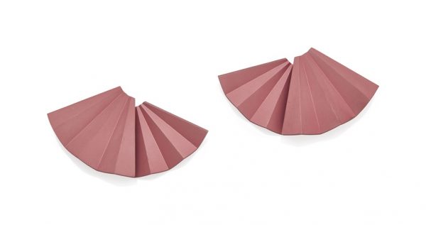 Aluminum Fan Earrings by JAR