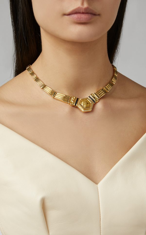 Yellow Gold Coin Necklace - Image 2