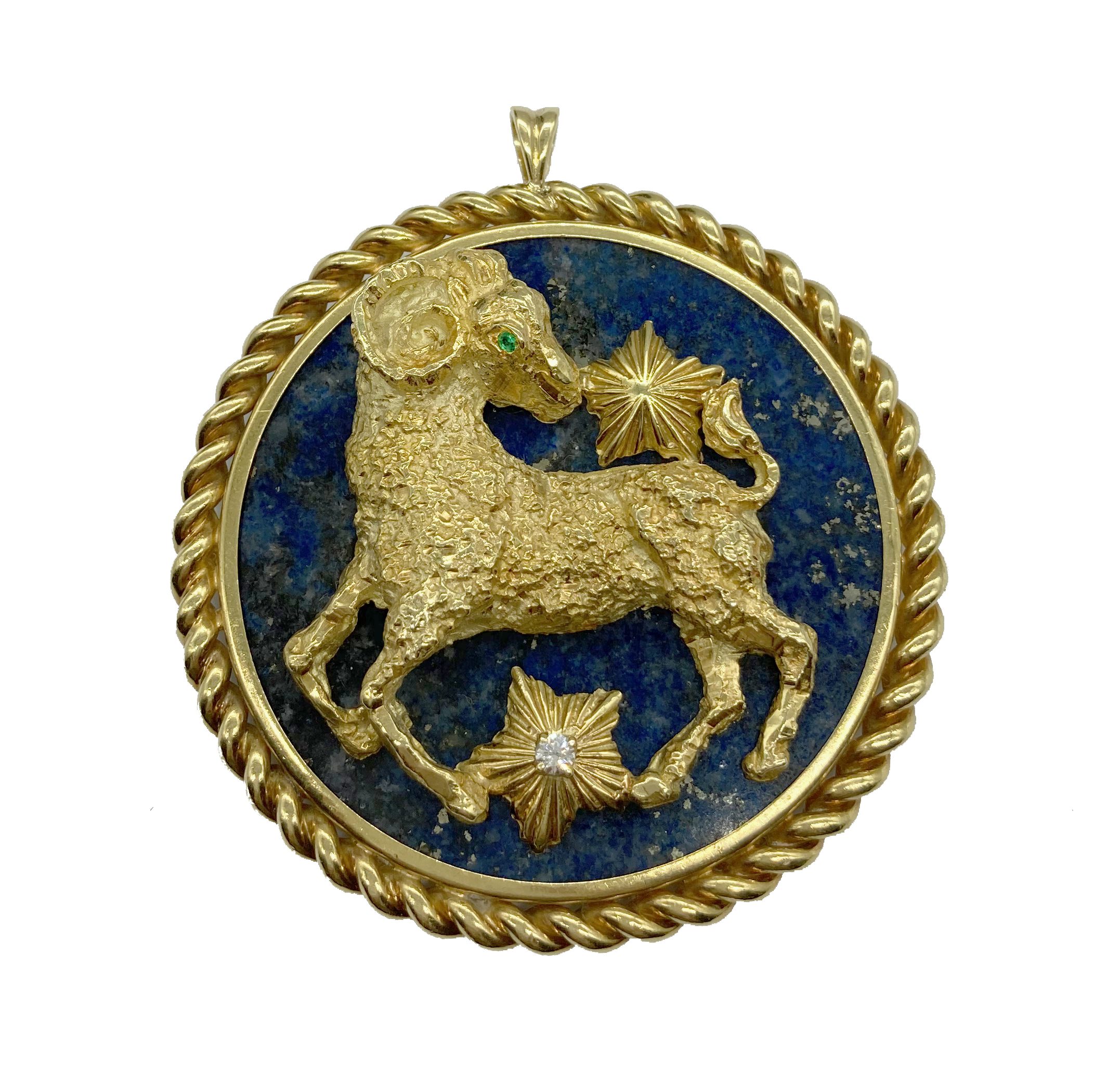 van cleef and arpels zodiac pendant