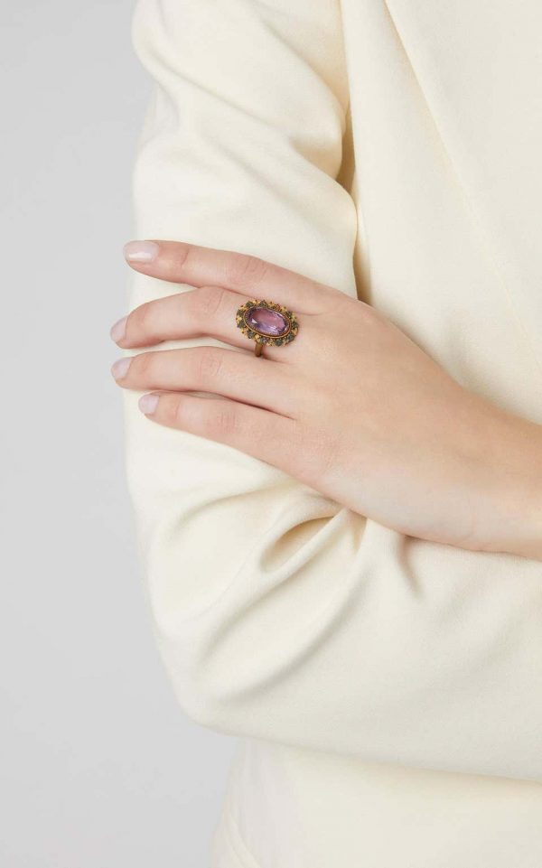 Antique Victorian Amethyst Ring - Image 2