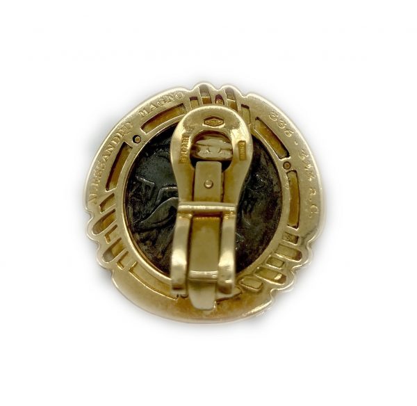 Bulgari Monete Ancient Coin Earclips - Image 2