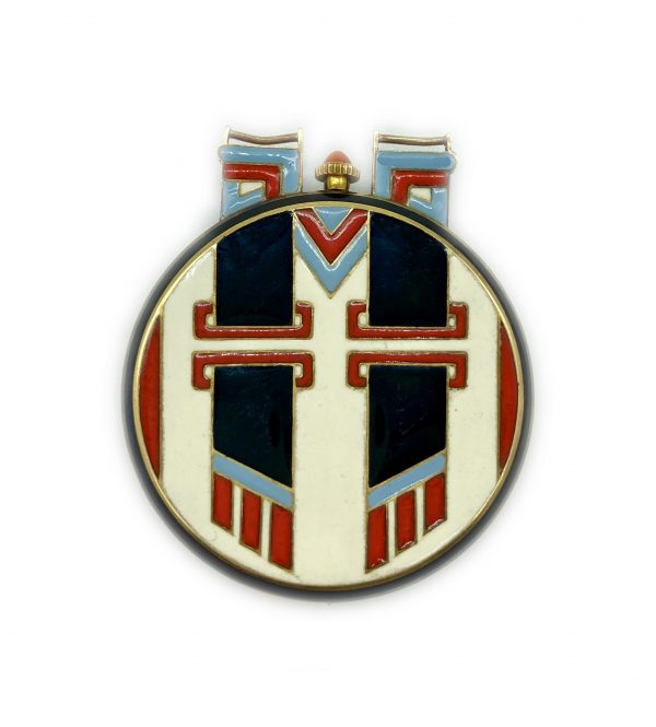 Art Deco Enamel Pocket Watch - Image 2