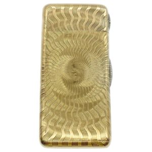 Retro Cartier Gold Compact with Diamonds