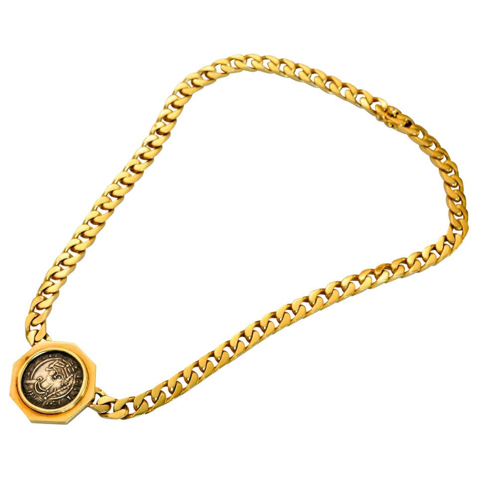 bulgari monete necklace